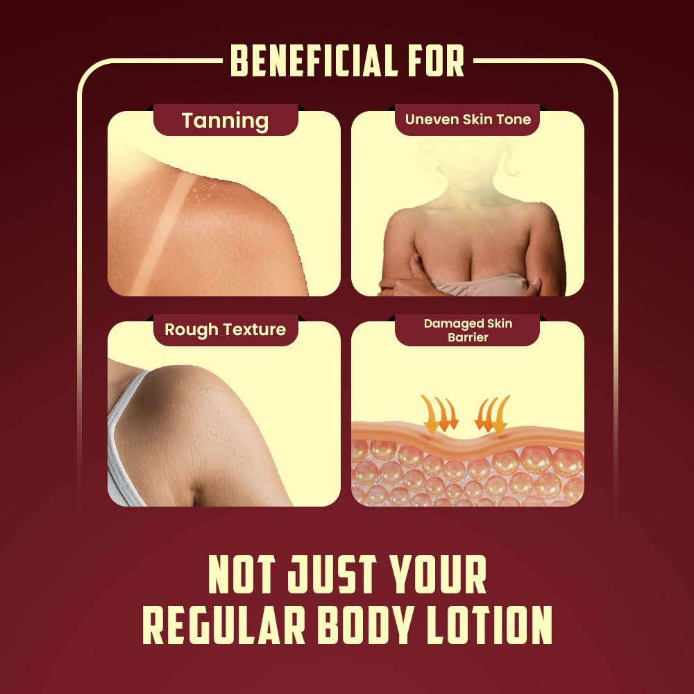 HAOX SPF 30 Detan &amp; Brightening Body Lotion(250mL) Sun Protection • Detan • Intense Glow